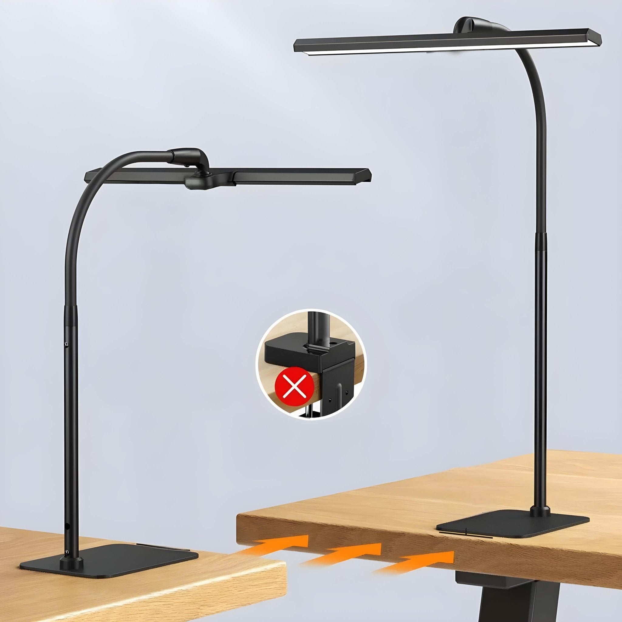 Schreibtischlampe | Dimm­bare LED Tischlampe | TischStrahl