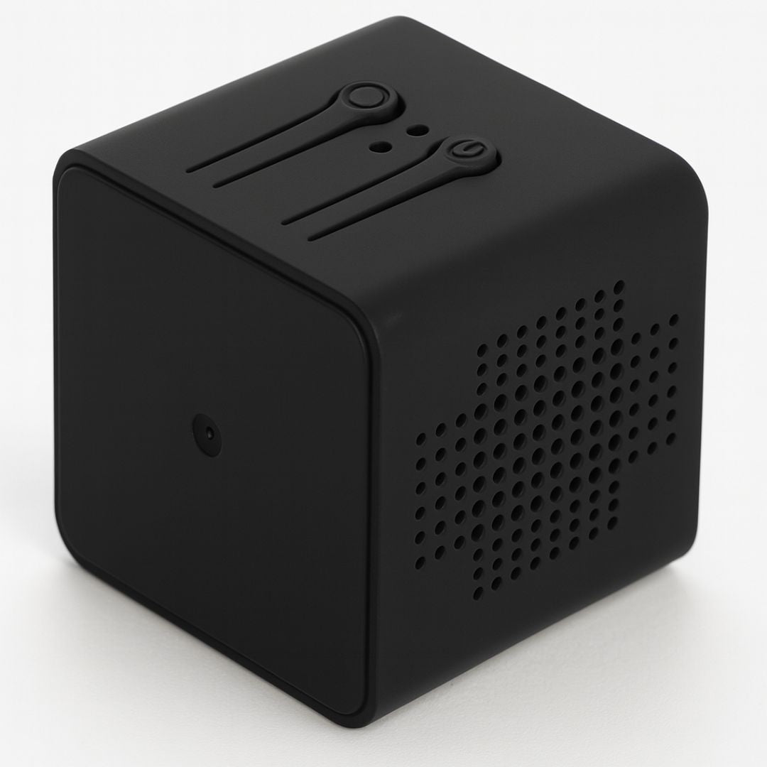 Überwachungskamera für Außen & Innen | Mini WLAN Kamera mit Live Übertragung auf Handy | Kabellos & Kompakt | MiniWächter