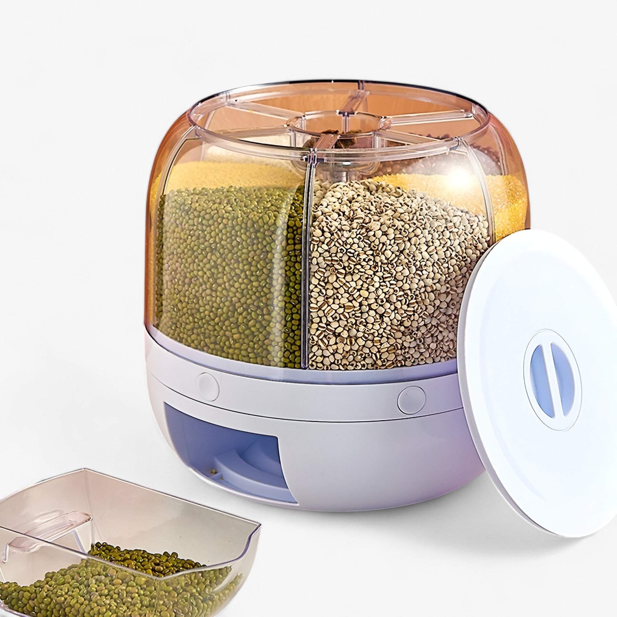 Müsli Spender | Aufbewahrungsbehälter | Vorratsbehälter mit Deckel | VorratsBox