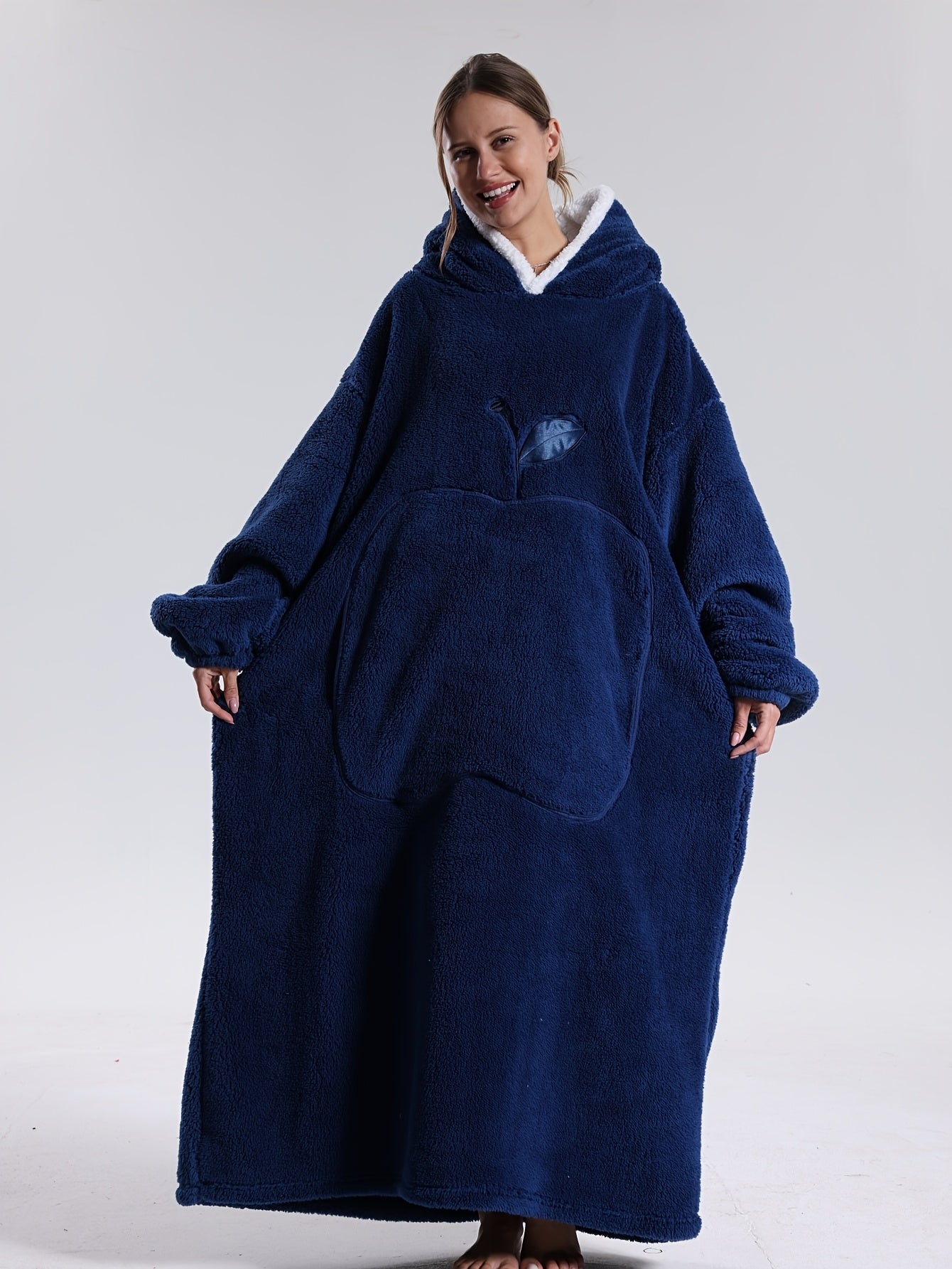 Hoodie Decke | Decke mit Ärmeln | Tragbarer Decken Pullover | WärmeHood