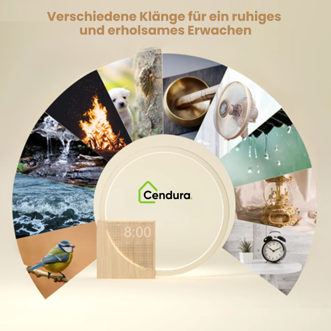 Sonnenaufgang Wecker mit Licht | Wecker mit Ladefunktion | WeckSchein