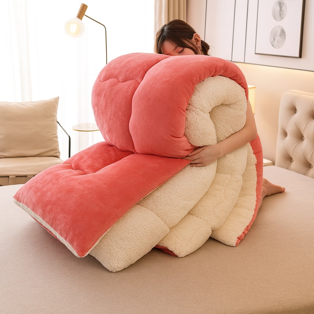 Kuscheldecke | Flauschige Decken | Winterbettdecke | WohlWolke