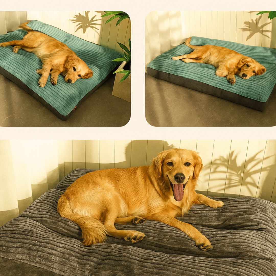 Orthopädisches Hundebett für Große & Kleine Hunde | Hundekissen Waschbar | WuffNest